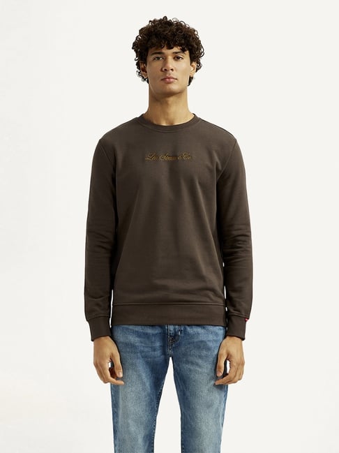 Levi's Men's Brand Logo Crew Neck Sweatshirt-picture-36