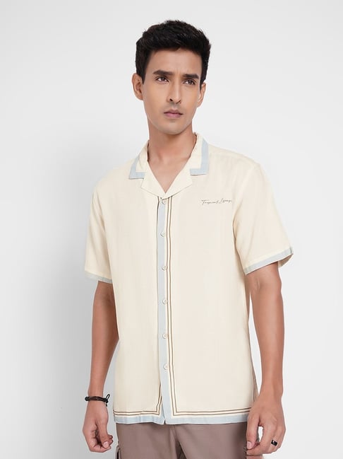 7 Alt By Pantaloons Artic Wolf Relaxed Fit Printed Shirts-picture-37