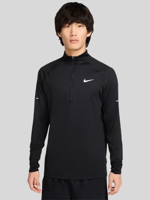 Nike Black & Reflective Silv Regular Fit Tracktop-picture-44