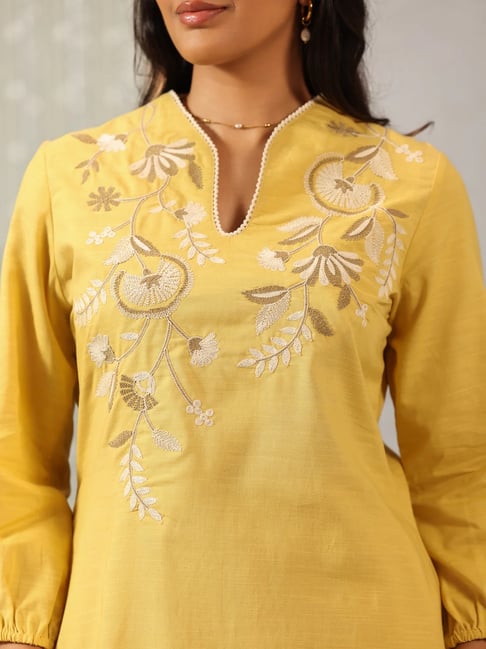 Lakshita Yellow Viscose Co-Ord Set