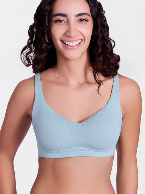 Enamor Green Cotton T-Shirt Bra