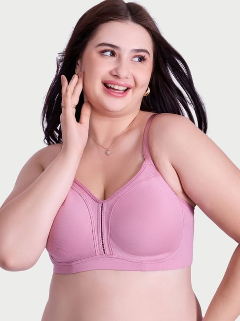Enamor Pink Cotton Bra-picture-17