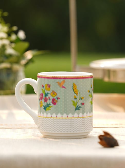 jaypore multicolour porcelain hand crafted mug