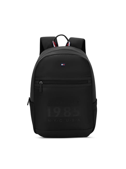 TOMMY HILFIGER Black Foraker Printed Laptop Backpack