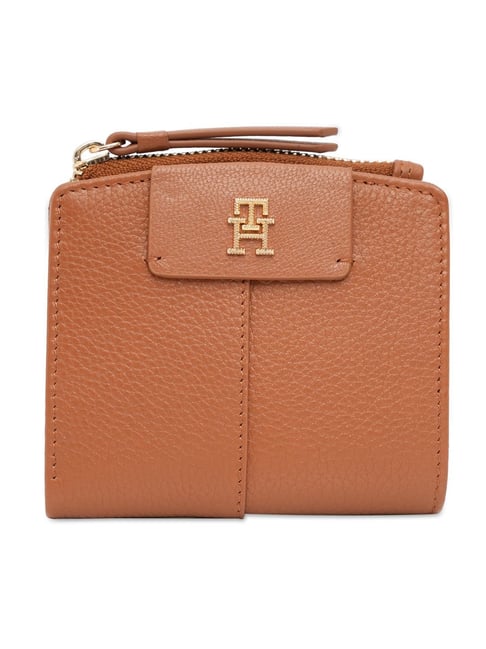 TOMMY HILFIGER Tan Israel Leather Wallet