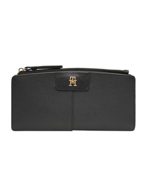 TOMMY HILFIGER Black Edina Leather Wallet