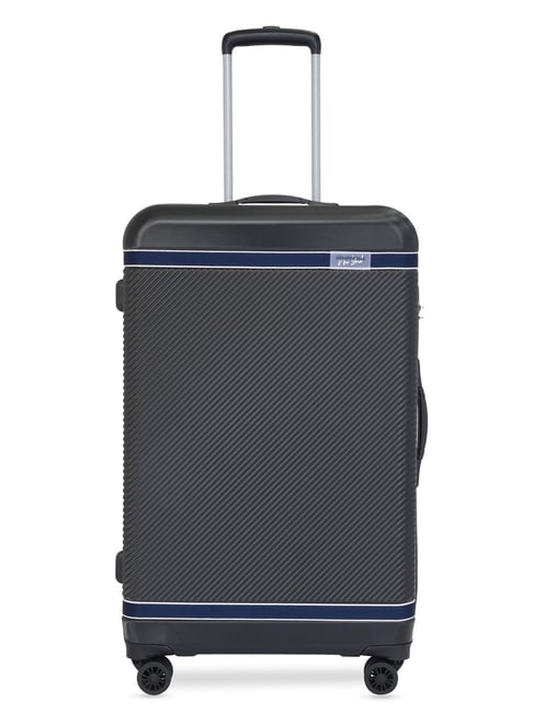 Aeropostale Black Denver Striped Large Checked Luggage-picture-19