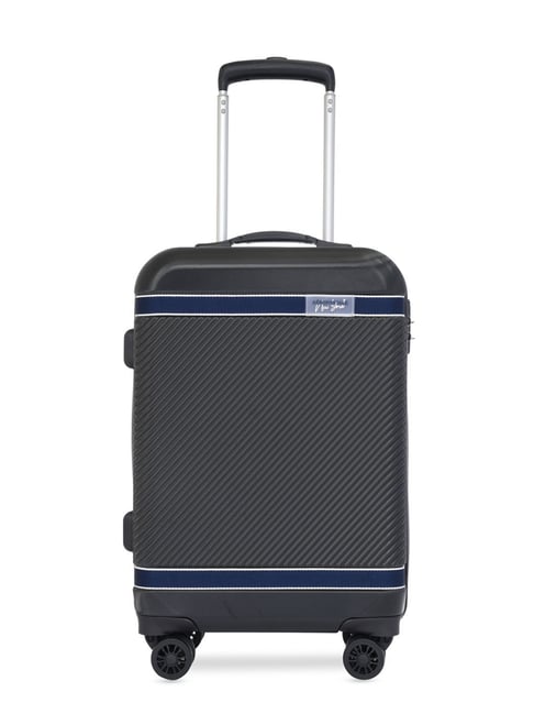 Aeropostale Black Denver Striped Small Cabin Trolley-picture-12