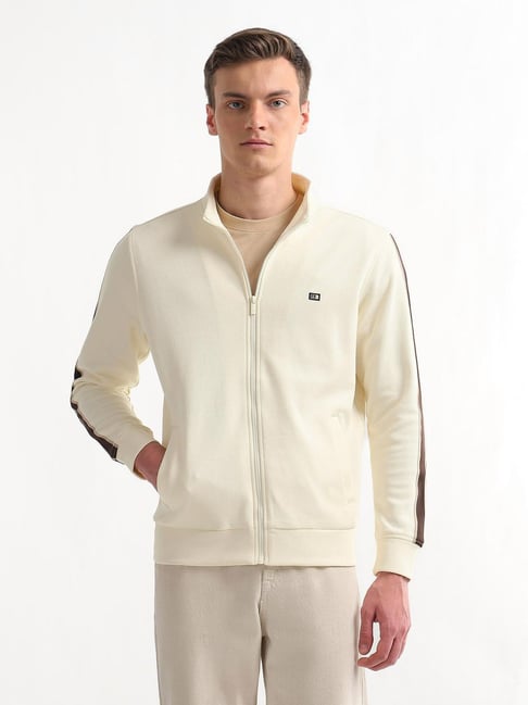 Arrow Sport Beige Cotton Regular Fit Jacket-picture-40