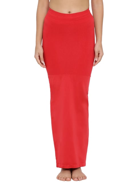 Clovia Red Nylon Saree Shapewear