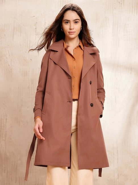 U.S. Polo Assn. Brown Polyester Trench Coat-picture-23