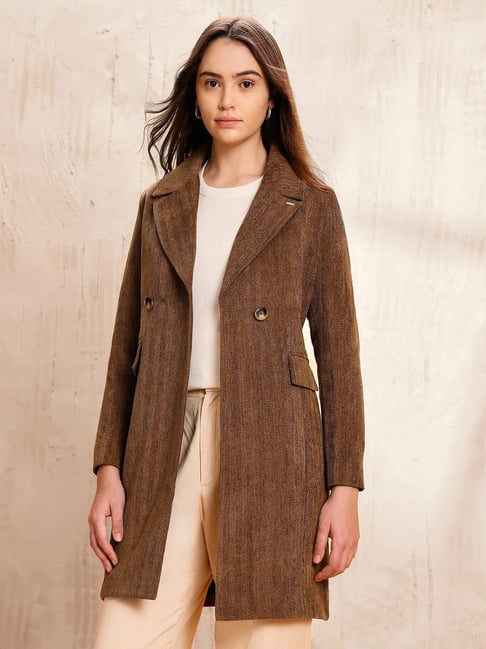 U.S. Polo Assn. Brown Polyester Coat-picture-37