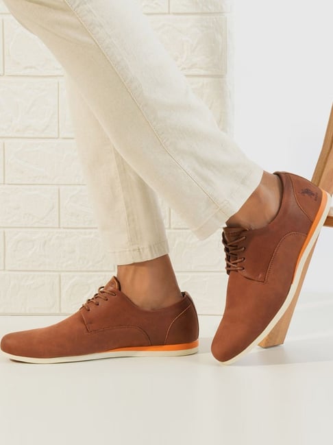 U.S. Polo Assn. Men's CLEST2.0 Brown Derby Shoes