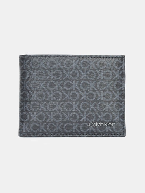Calvin Klein Black Printed Bi-Fold Wallet