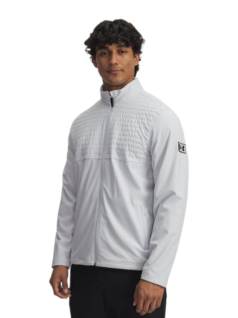 UNDER ARMOUR White Pro Drive Regular Fit Jacket