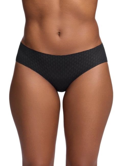 UNDER ARMOUR Black Pure Stretch Mesh Panty
