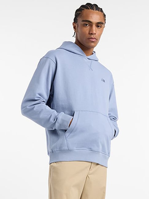 New Balance Sky Blue Cotton Regular Fit Printed Hoodie-picture-36