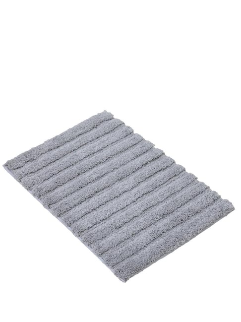 Ariana Soft Light Grey Striped Anti-Skid Doormat