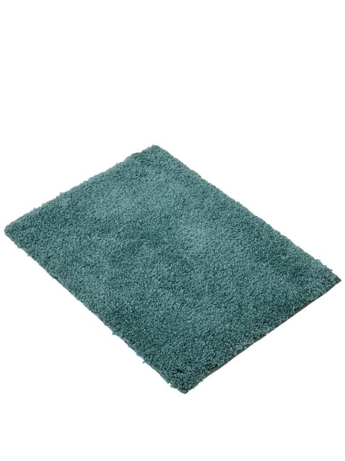 Ariana Teal Soft Microfiber Anti-Skid Doormat