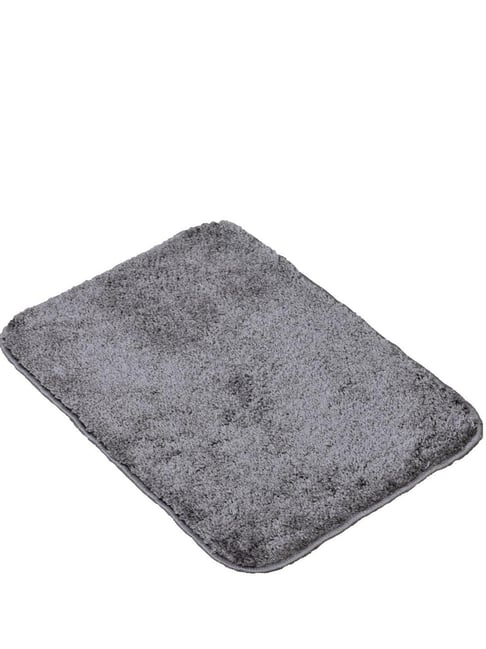 Ariana Dark Grey Soft Microfiber Anti-Skid Doormat