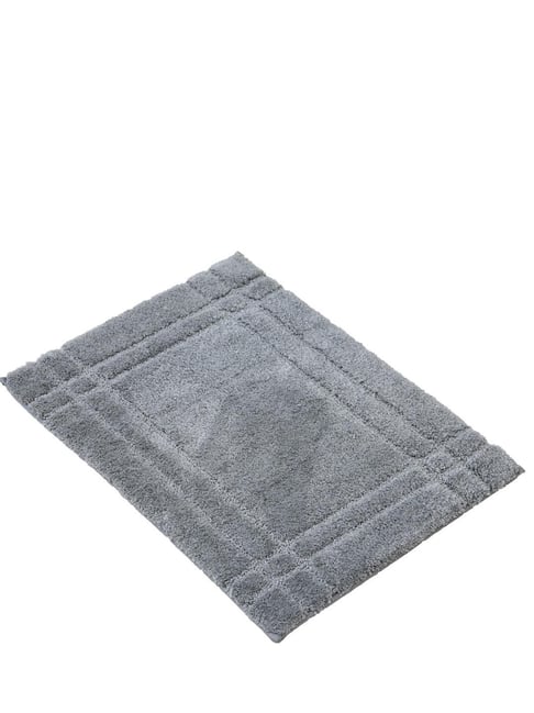 Ariana Soft Grey Microfiber Anti-Skid Doormat