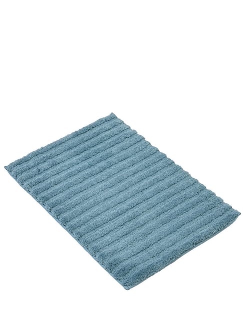 Ariana Soft Teal Striped Anti-Skid Doormat