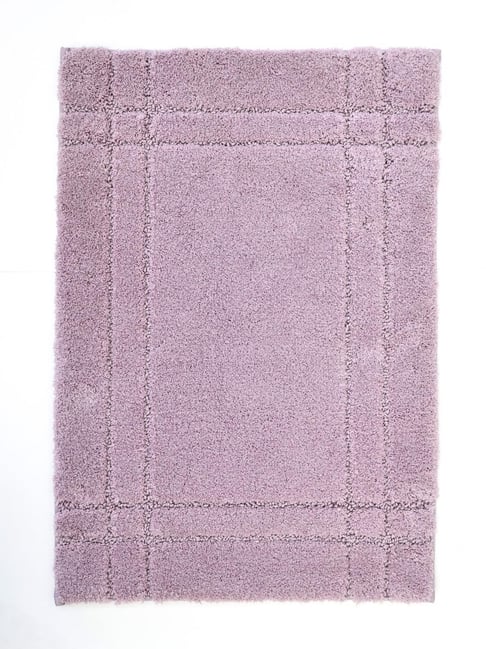 Ariana Soft Lavender Microfiber Anti-Skid Doormat