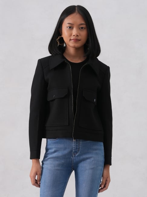 Crimsoune Club Black Double-Pocket Jacket-picture-41