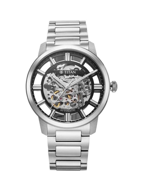 Titan 90220SM01 See-Through Skeletal Automatic Analog Watch For Men-picture-14