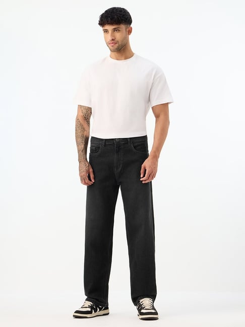 The Souled Store Baggy-fit Denim: Ultramarine Men Jeans