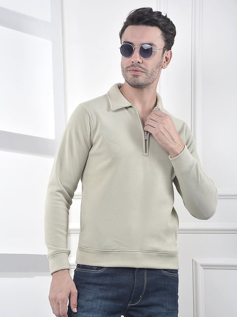 Crimsoune Club Beige Regular Fit Sweatshirt
