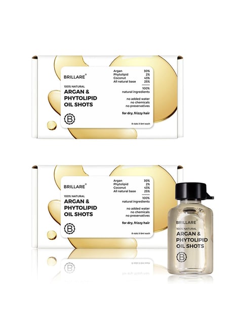 Brillare Argan & Phytolipid Oil Shots - Pack of 2