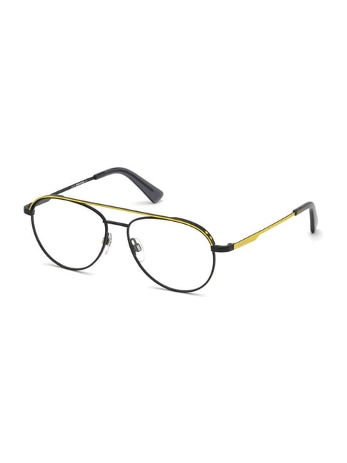 Diesel Black Pilot Eye Frames for Men