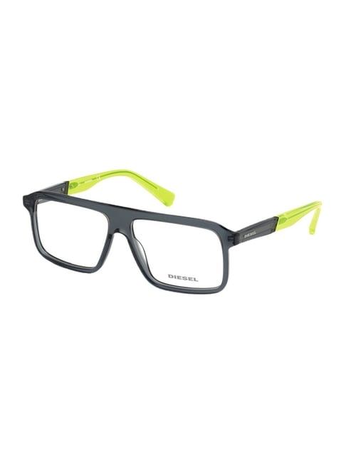 Diesel Grey Square Frames for Men