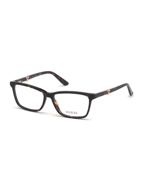 GUESS Brown Rectangular Eye Frames for Women