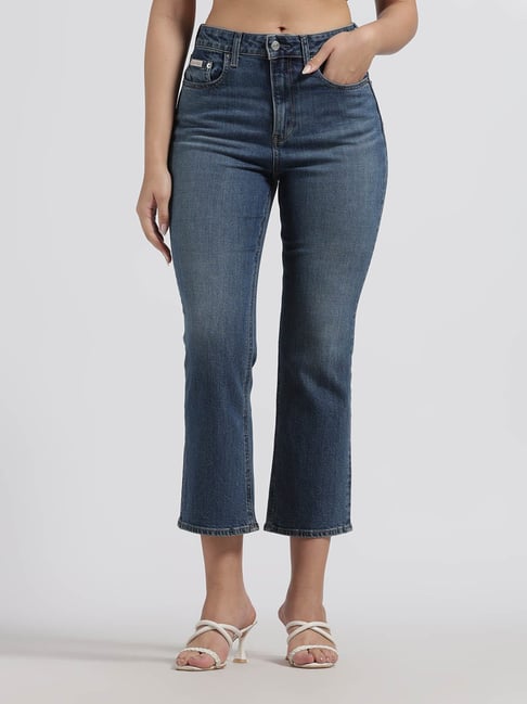 Calvin Klein Jeans Brook Falls Cotton Flared Fit Jeans