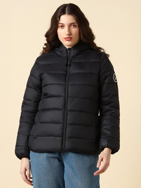 Allen Solly Black Regular Fit Jacket