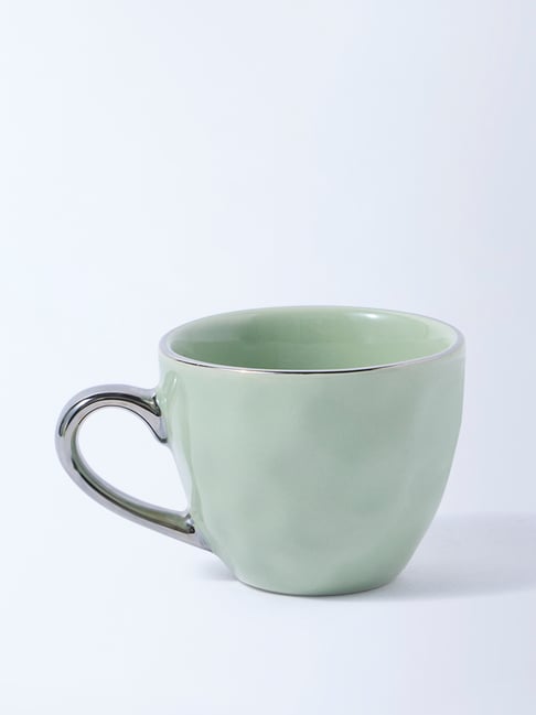 Westside Home Green Dimple Espresso Mug