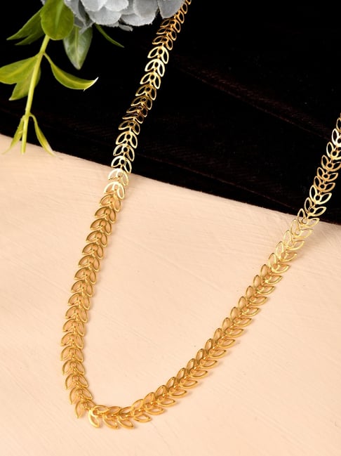 VOJ Gold Tone Plated Chains for Women