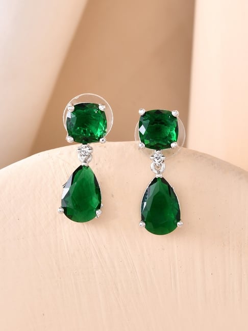 VOJ Silver Stud Earrings for Women