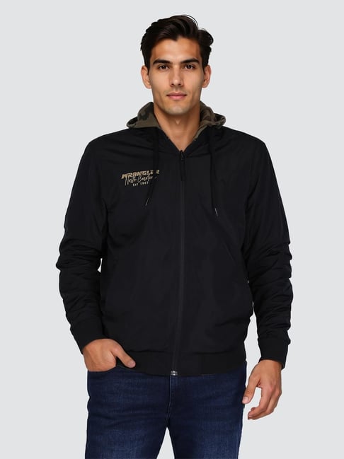 Wrangler Camouflage Green Regular Fit Jacket