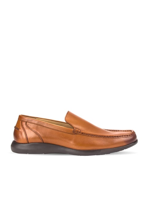 Pavers England Men's Tan Formal Loafers