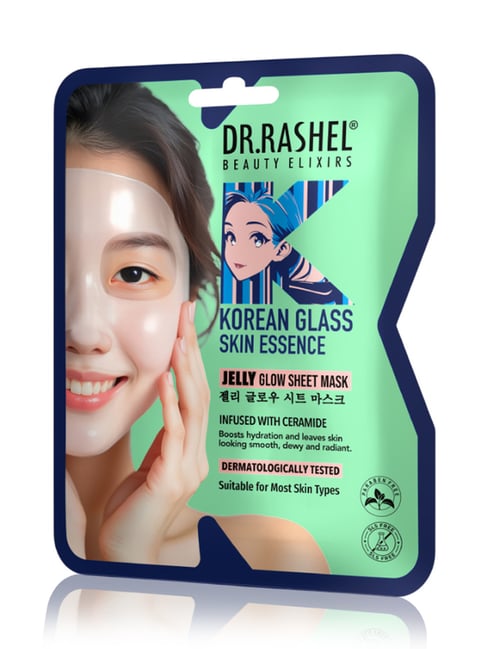 DR.RASHEL Korean Glass Skin Essence Jelly Glow Sheet Mask - 25 gm-picture-22