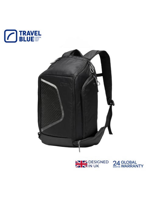 Travel Blue Black GEAR MAX ELITE XL Medium 17 Inch Laptop Backpack