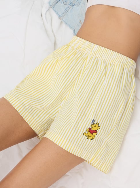 The Souled Store Winnie The Pooh: Happy Women Boxer Shorts