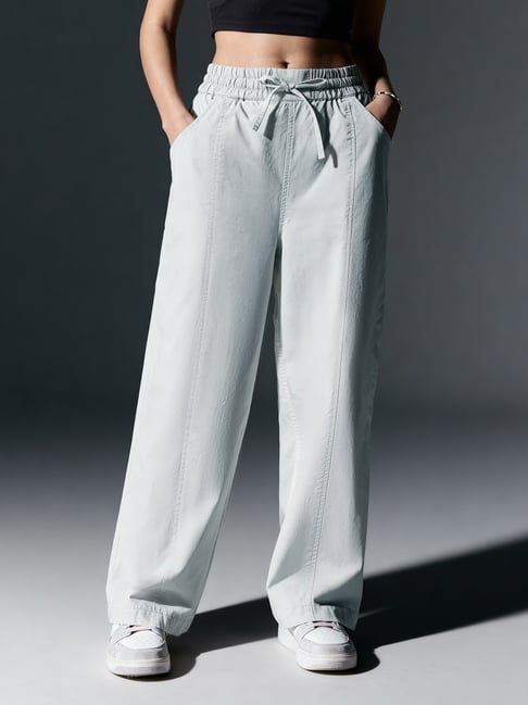 The Souled Store Pull On Pants: Sand Shell (Straight Fit) Women Pants