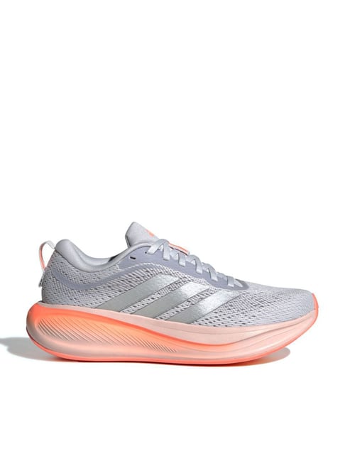 adidas gazelle silver green womens adidas Women's Adizero EVO SL Woven Running Shoes