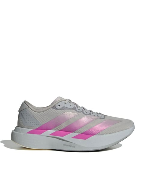 Adidas Women's Adizero EVO SL WOVEN Grey Running Shoes