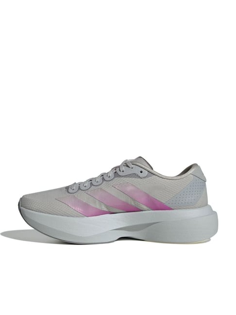 Adidas Women's Adizero EVO SL WOVEN Grey Running Shoes