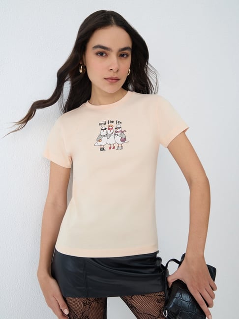 The Souled Store TSS Originals: Spill The Tea Women T-Shirt